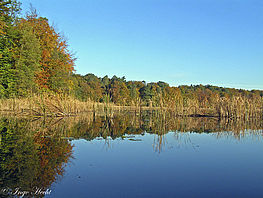 Ruhe im Herbst in der Mecklenburger Seenplatte